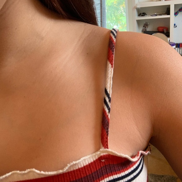 striped spaghetti strap tank top - Picture 5 of 5